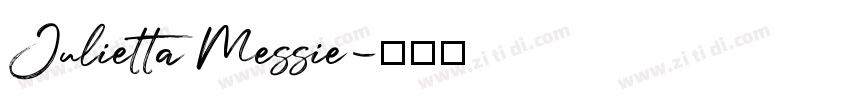 Julietta Messie字体转换